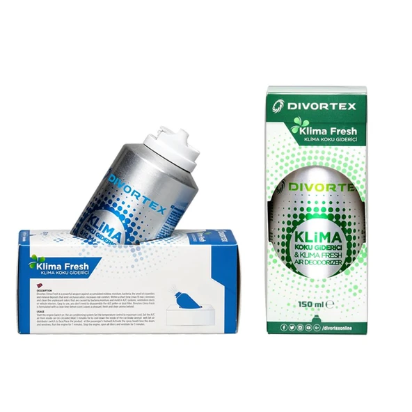Divortex Turunç ve Yeşil Elma Kokulu Klima Bombası 2 Ad.x 150 ml. ürün görseli 1