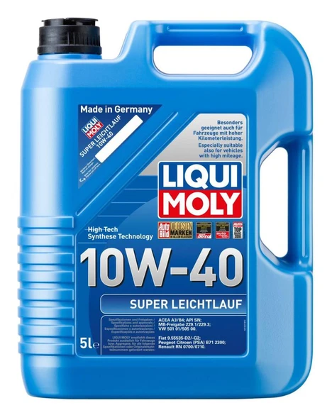 Liqui Moly High Tech 10w40 Süper Sentetik Motor Yağı 5 Lt. 9505 ürün görseli 1
