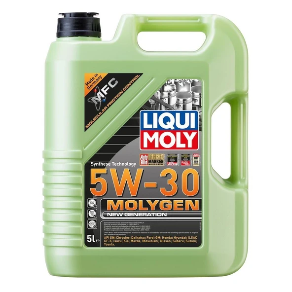 Liqui Moly  Molygen New Generation  5W30 Motor Yağı 5 Lt. 9952 ürün görseli 1