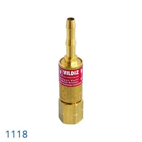 Yıldız 1118 Alev Emniyet Valfi Yanıcı Gaz ürün görseli 1
