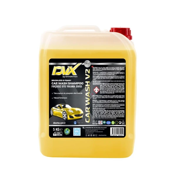 Divortex Car Wash V2 Fırçasız Oto Yıkama Köpüğü 5 Kg. ürün görseli 1