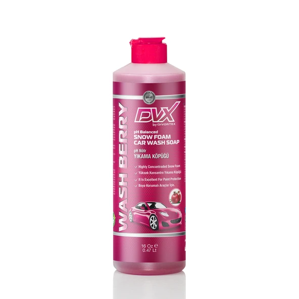 DVX Wash Berry Ph Nötr Oto Şampuanı 16 Oz 473 ml. ürün görseli 1