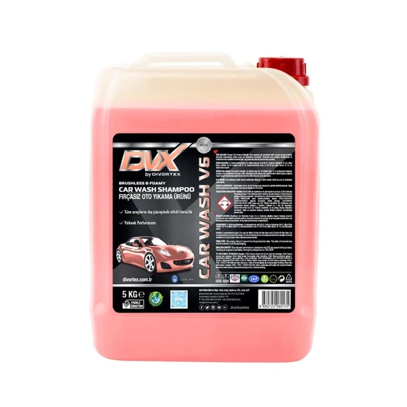 Divortex Car Wash V6 Fırçasız Oto Yıkama Köpüğü 5 kg. DVX1026 ürün görseli 1