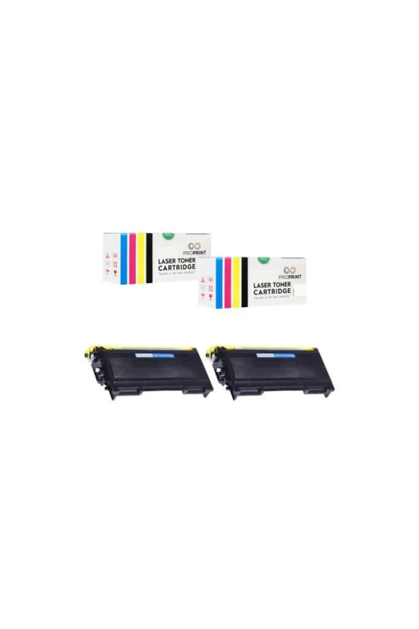 TKPrint HL2040R HL2050 2 ADET Muadil Toner TN350 TN2025 - Resim 2