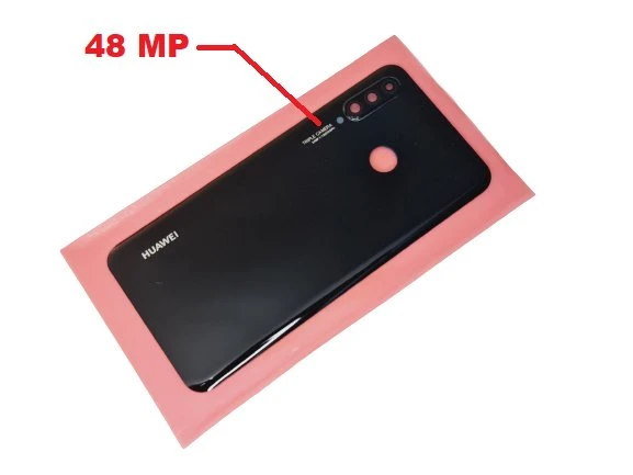Tkgz - P30 Lite Arka Kapak SİYAH ( Kamera Lensli 48 MP) ürün görseli 1