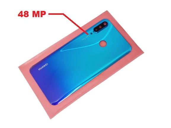 Tkgz - P30 Lite Arka Kapak MAVİ ( Kamera Lensli 48 MP) ürün görseli 1
