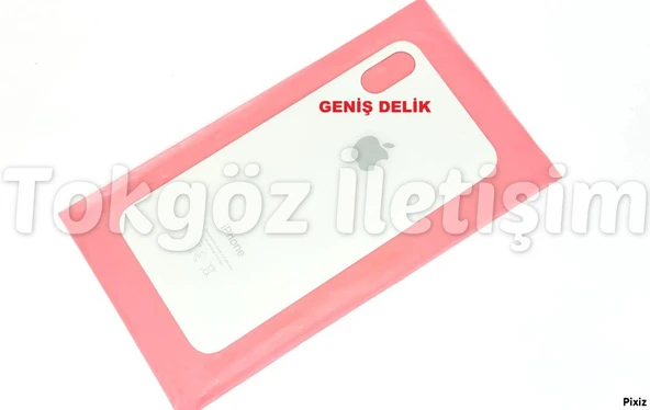 iPhone X Arka Kapak (CAM) BEYAZ - Resim 2