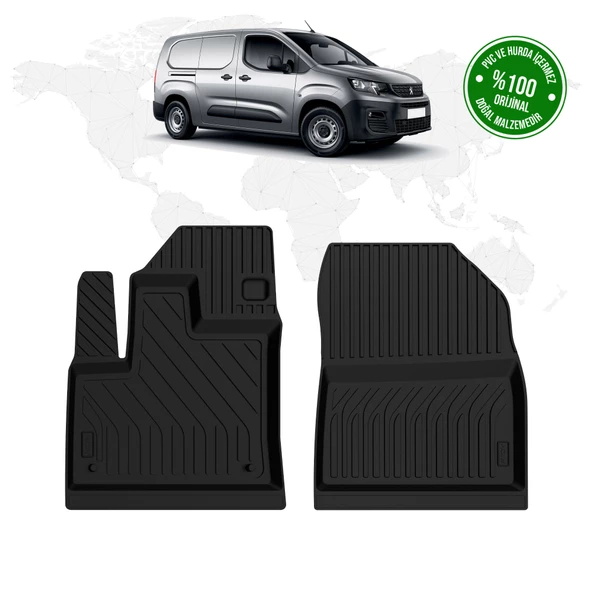 Peugeot Partner Panelvan 4D Havuzlu Paspas (Ön 2 Parça) 2019 Model Ve Sonrası ürün görseli 1
