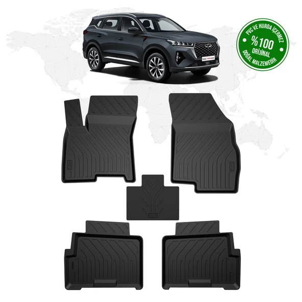 Chery Tiggo 7 Pro - Tiggo 7 Pro Max 4D Havuzlu Paspas 2022 - 2025 Model ürün görseli 1