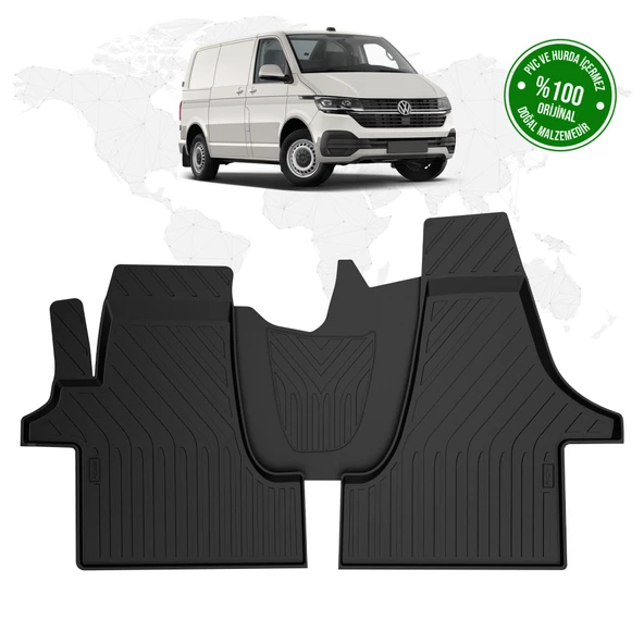 Volkswagen Transporter T5 T6 T7 4D Havuzlu Paspas 2003 - 2024 Model ürün görseli 1