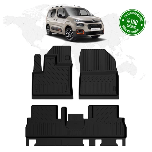 Citroen Berlingo 4D Havuzlu Paspas 2019 Model Ve Sonrası ürün görseli 1