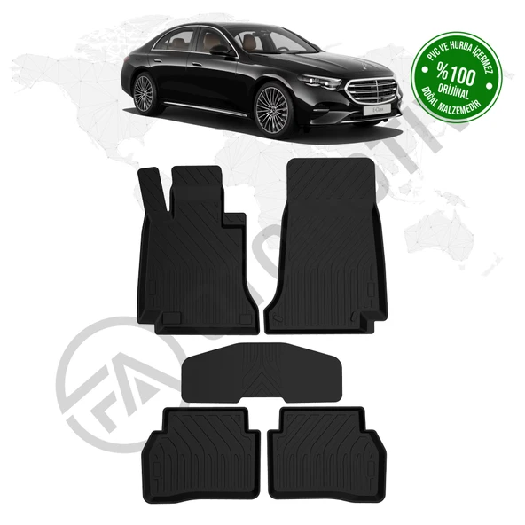 Mercedes E Serisi W214 4D Havuzlu Paspas 2023 Model Ve Sonrası ürün görseli 1