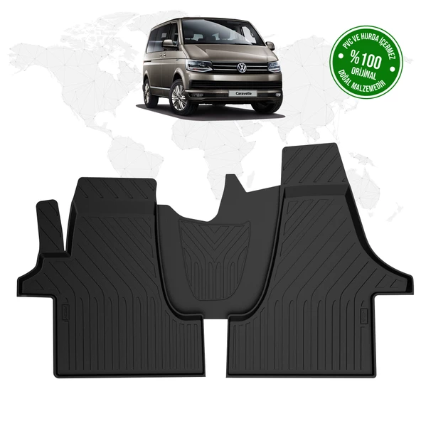 Volkswagen Caravelle 4D Havuzlu Paspas 2004 - 2024 Model ürün görseli 1