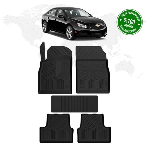 Chevrolet Cruze 4D Havuzlu Paspas 2009 Model Ve Sonrası ürün görseli 1