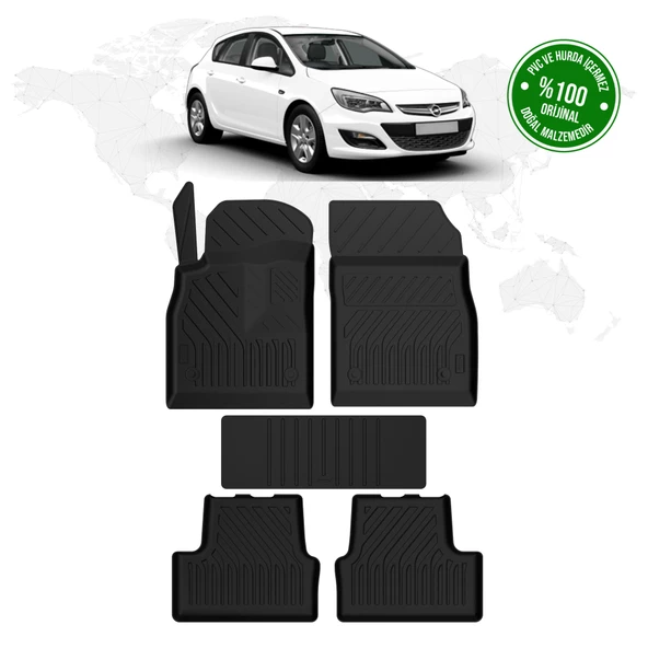 Opel Astra J Hatchback 4d Havuzlu Paspas 2010 - 2015 Model ürün görseli 1