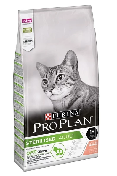 Pro Plan Sterilised Somonlu Kısırlaştırılmış Yetişkin Kuru Kedi Maması 10 Kg ürün görseli 1