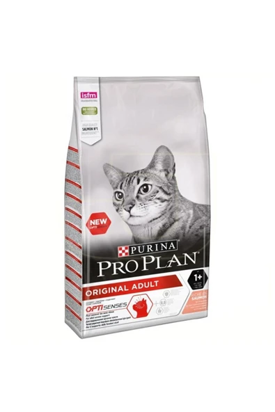 Pro Plan Adult Salmon Rice Somon Ve Pirinçli Yetişkin Kedi Maması 10 kg ürün görseli 1