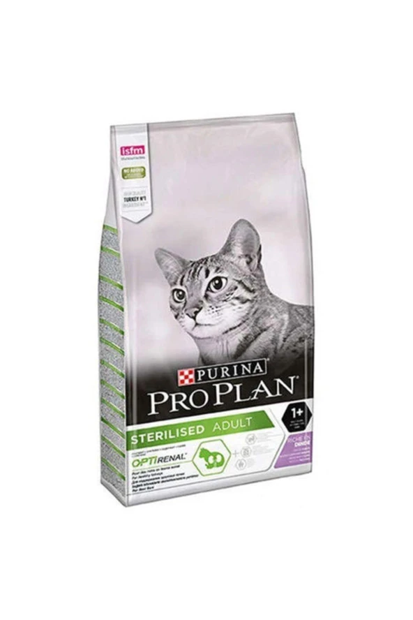 Proplan Pro Plan Sterilised Hindili Kısırlaştırılmış Kedi Maması 10 kg ürün görseli 1