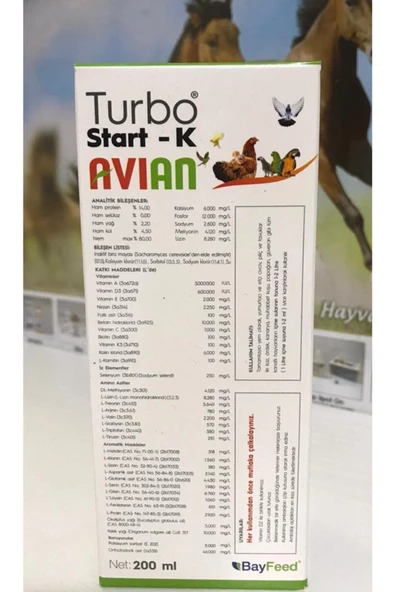 Turbo Start-k Avıan 100ml ürün görseli 1
