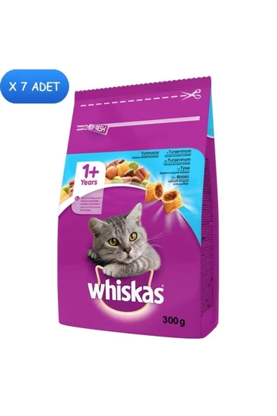 Ton Balıklı Yetişkin Kedi Kuru Maması 7x300 gr ürün görseli 1