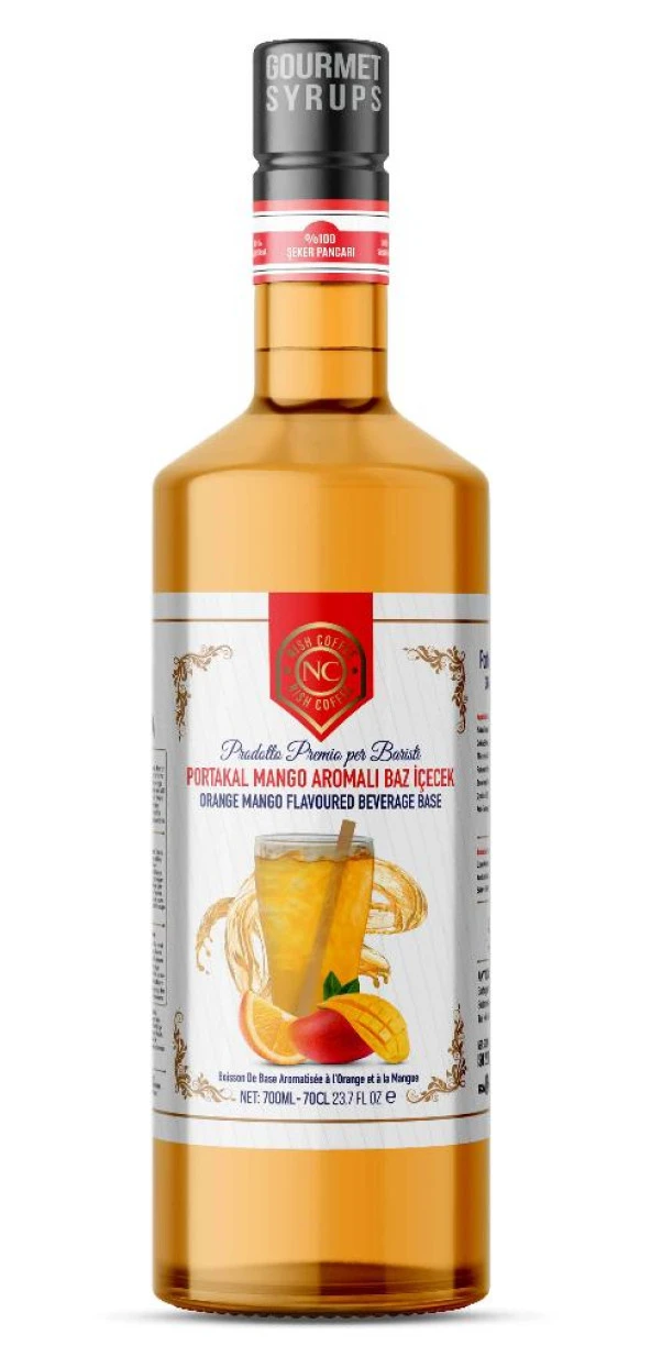 Nish Portakal Mango Aromalı Baz İçecek 700 ML ürün görseli 1
