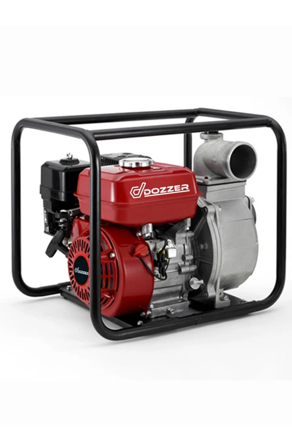 Dozzer Alman 7,5 Hp 3 Lük Benzinli Su Pompası 28 Metre Dik Basar 6 Metre Çeker Benzinli Su Motoru ürün görseli 1