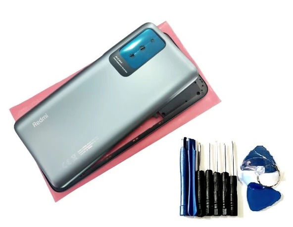Xiaomi Redmi 10 KASA FULL Arka Pil Batarya Kapağı (TAMİR SETİ) SİYAH ürün görseli 1