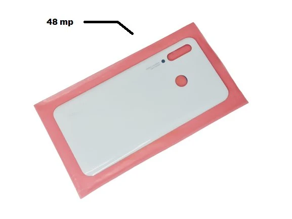 Tkgz - P30 Lite Arka Pil Batarya Kapağı (48 MP) BEYAZ ürün görseli 1