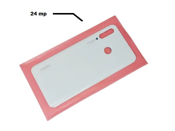Tkgz - P30 Lite Arka Pil Batarya Kapağı (24 MP) BEYAZ ürün görseli 1