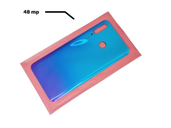Tkgz - P30 Lite Arka Pil Batarya Kapağı (48MP) MAVİ ürün görseli 1