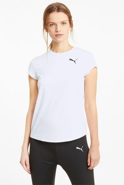 Puma Active Tee - Kadın Beyaz Spor T-shirt - 586857 02 ürün görseli 1