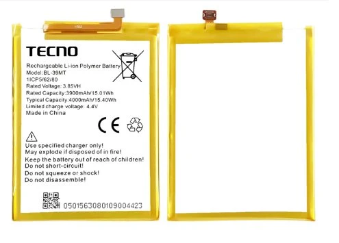 Tkgz Tecno Camon 15 Premier Batarya Pil Sıfır Orijinal ürün görseli 1