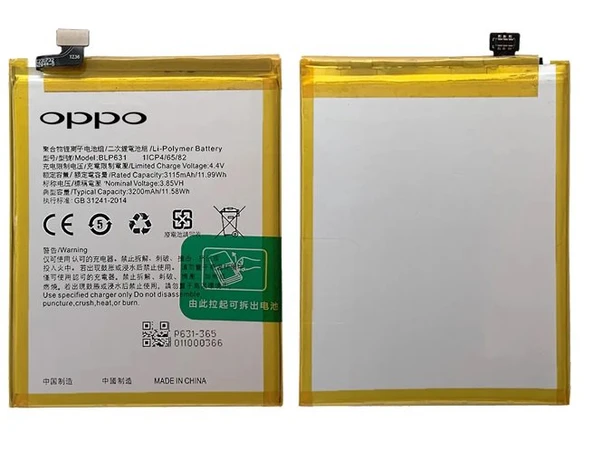 Tkgz Oppo F3 Batarya Pil Sıfır Orijinal ürün görseli 1