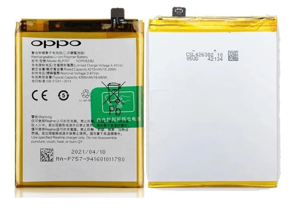 Tkgz Oppo Realme 6 Pro Batarya Pil Sıfır Orijinal ürün görseli 1