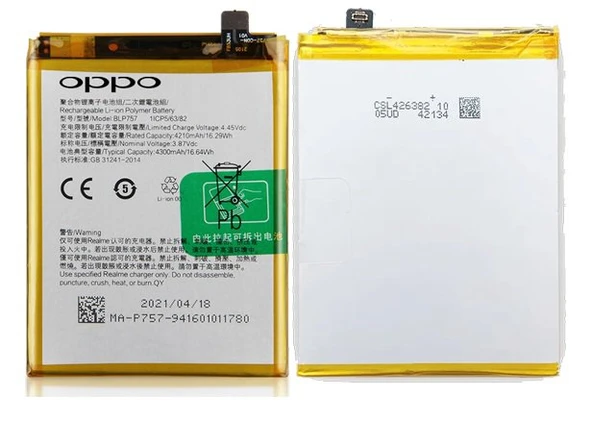 Tkgz Oppo Realme 6İ Batarya Pil Sıfır Orijinal ürün görseli 1