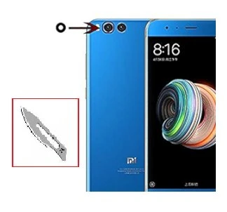Tkgz Xiaomi Redmi  NOTE 3 Arka Kamera CAM Lensi + Bistüri Ucu ürün görseli 1