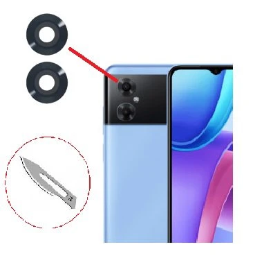 Tkgz Xiaomi Redmi NOTE 11R Arka Kamera CAM Lensi + Bistüri Ucu ürün görseli 1