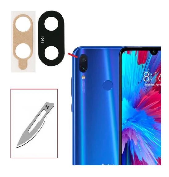 Tkgz Xiaomi Redmi 7 Arka Kamera CAM Lensi + Bistüri Ucu ürün görseli 1