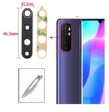 Tkgz Xiaomi Redmi NOTE 10 LİTE Arka Kamera CAM Lensi + Bistüri Ucu ürün görseli 1