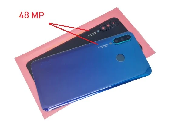 Tkgz - P30 Lite Arka Kapak ( Kamera Lensli 48 MP) SİYAH ürün görseli 1