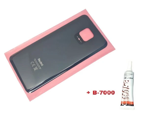Tkgz Xiaomi Redmi NOTE 9S Arka Kapak (CAM+B-7000) SİYAH ürün görseli 1