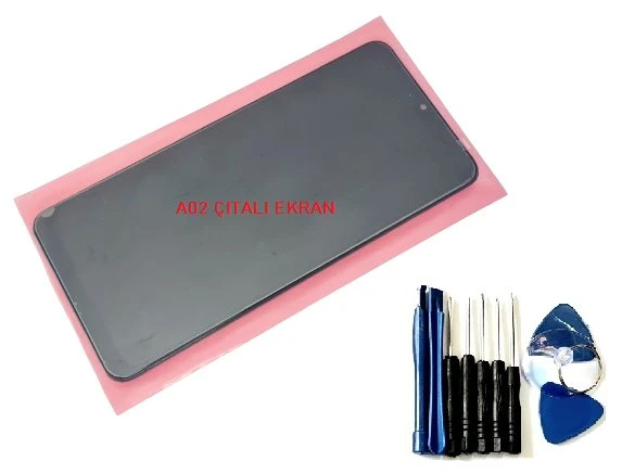 Tkgz Samsung Galaxy A02 (SM-A022F) Lcd Ekran Dokunmatik Orijinal (Full ÇITALI Tamir Seti) ürün görseli 1