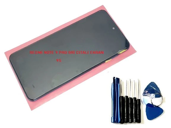 Xiaomi Redmi NOTE 9S Lcd Ekran Dokunmatik Orijinal (Full ÇITALI GRİ) Tamir Seti ürün görseli 1