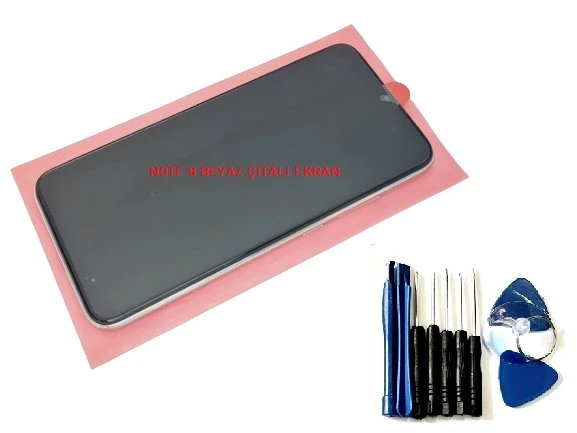 Xiaomi Redmi NOTE 8 Lcd Ekran Dokunmatik Orijinal (ÇITALI BEYAZ) Tamir Seti ürün görseli 1