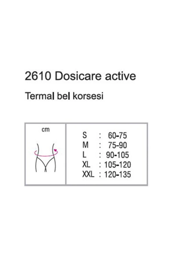 Orthocare 2610 Termal Bel Korsesi  Small - Resim 2