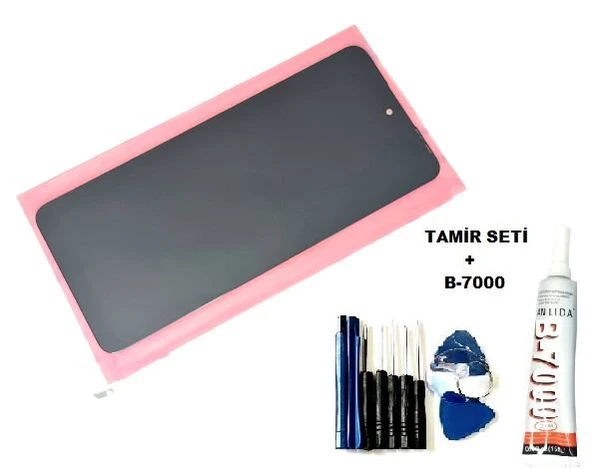 Tecno Pova 3 Lcd Ekran Dokunmatik LF7n Orijinal + B-7000 Tamir Seti ürün görseli 1