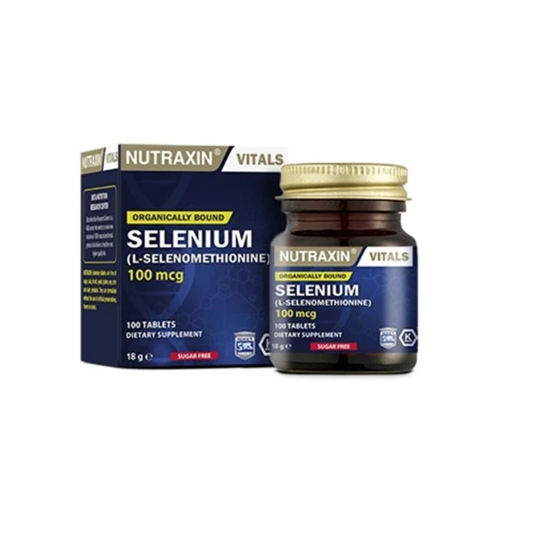 Nutraxin Selenium 100 mcg 100 Tablet ürün görseli 1