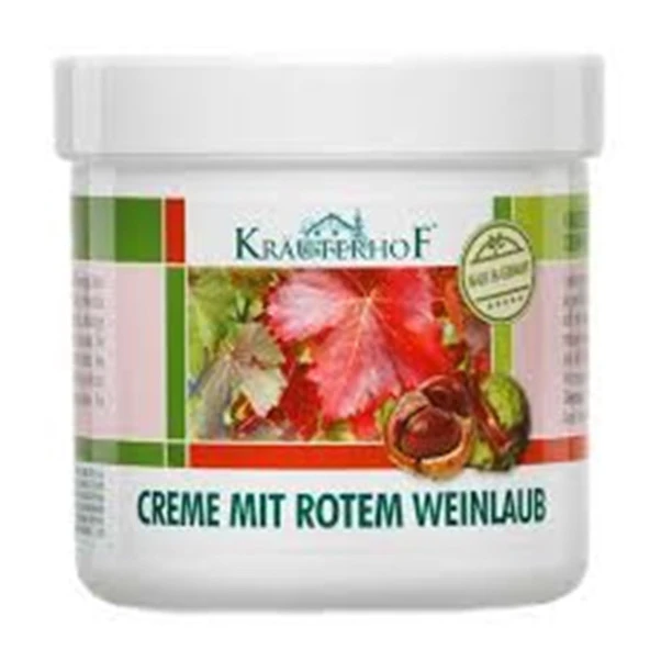 Krauterhof Kırmızı Asma Yaprağı Ve At Kestanesi Ekstreli Bacak Kremi 250 Ml ürün görseli 1
