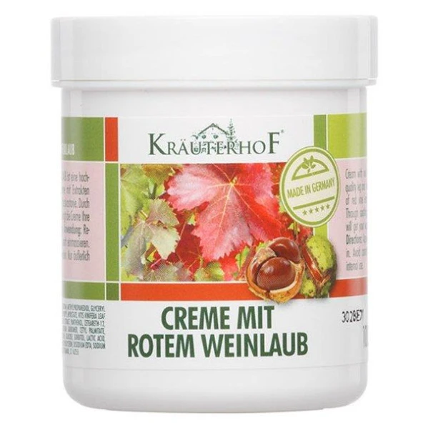Krauterhof Kırmızı Asma Yaprağı ve At Kestanesi Ekstreli Bacak Kremi 100 ml ürün görseli 1