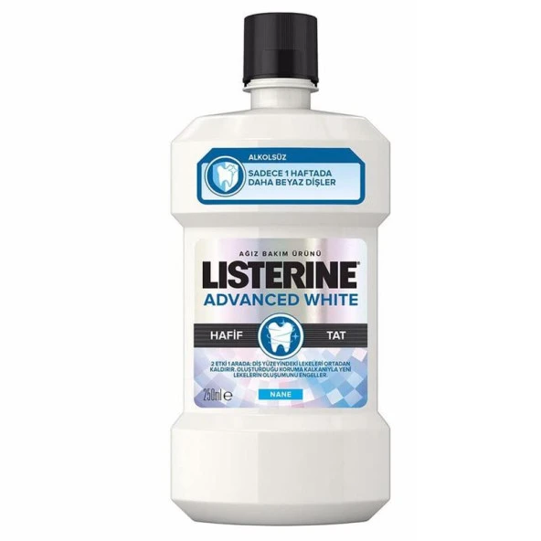 Listerine Advanced White Ağız Bakım Suyu 250 ml ürün görseli 1